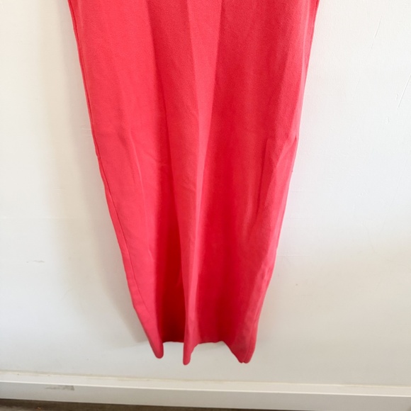 NWT A.L.C. Pink Knit Chase Sleeveless Midi Dress L - Picture 4 of 7
